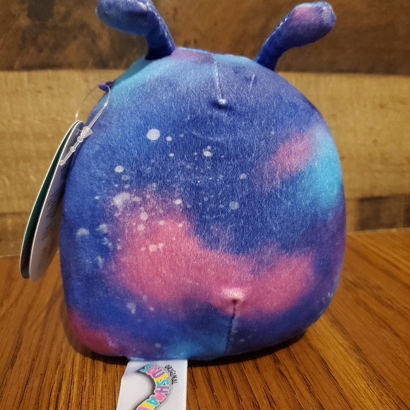 Squishmallow Piaxa Galaxy Alien 5” Purple Blue Tie Dye Plush 2021 Kellytoy NWT - Picture 5 of 11